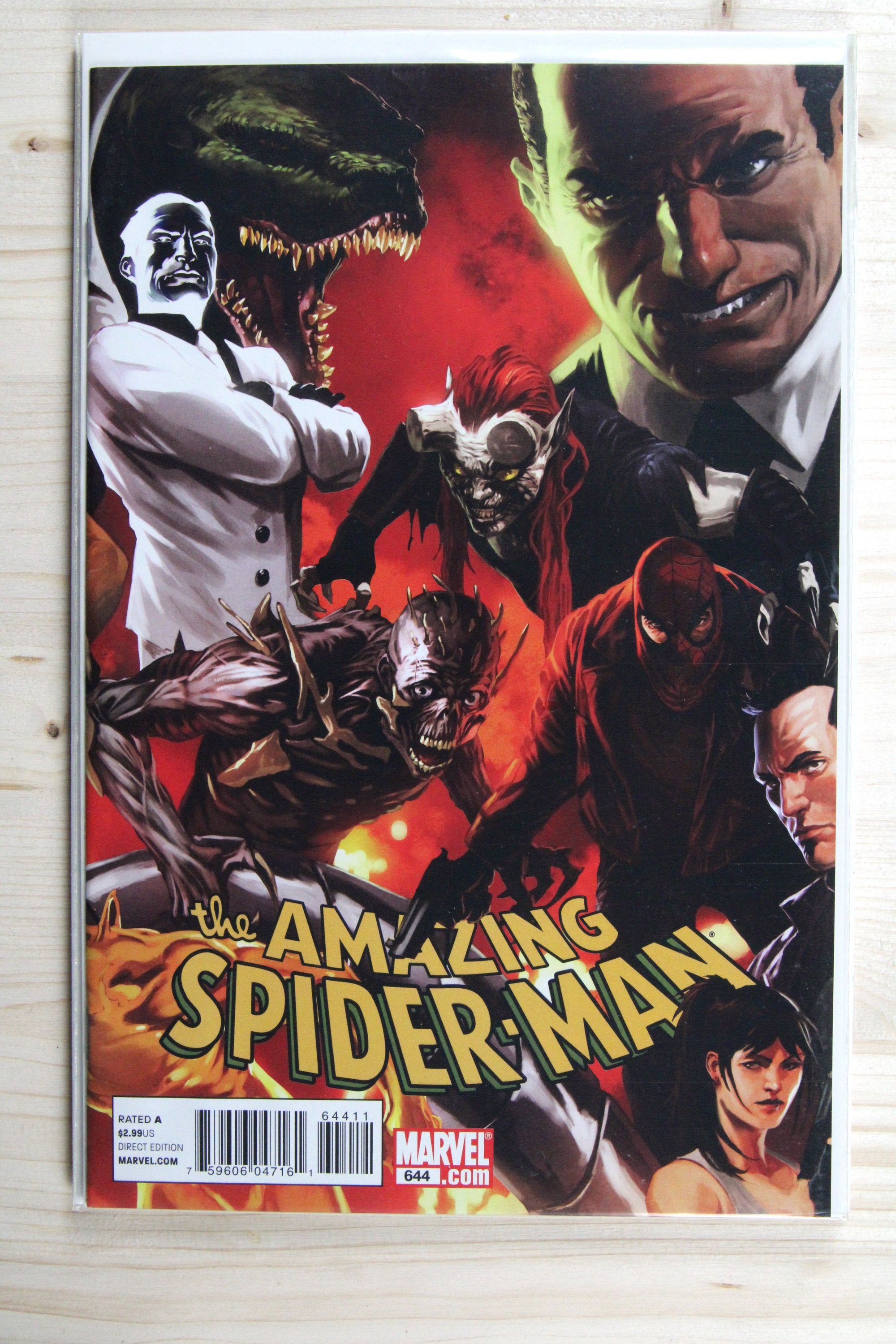 The Amazing Spider-Man #644 – Marvel (2010) 9.4 NM Origin of the Species | Stan Lee story | Connecting