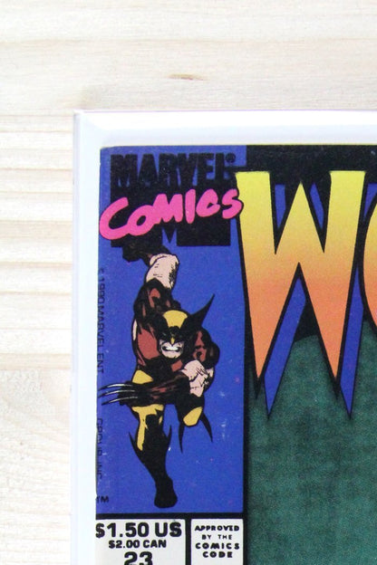 Wolverine #23 – Marvel (1990) 8.5 VF+ John Byrne art