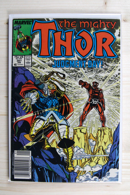 Thor #387 – Marvel (1988) 9.0 VF/NM Alone Against the Celestials