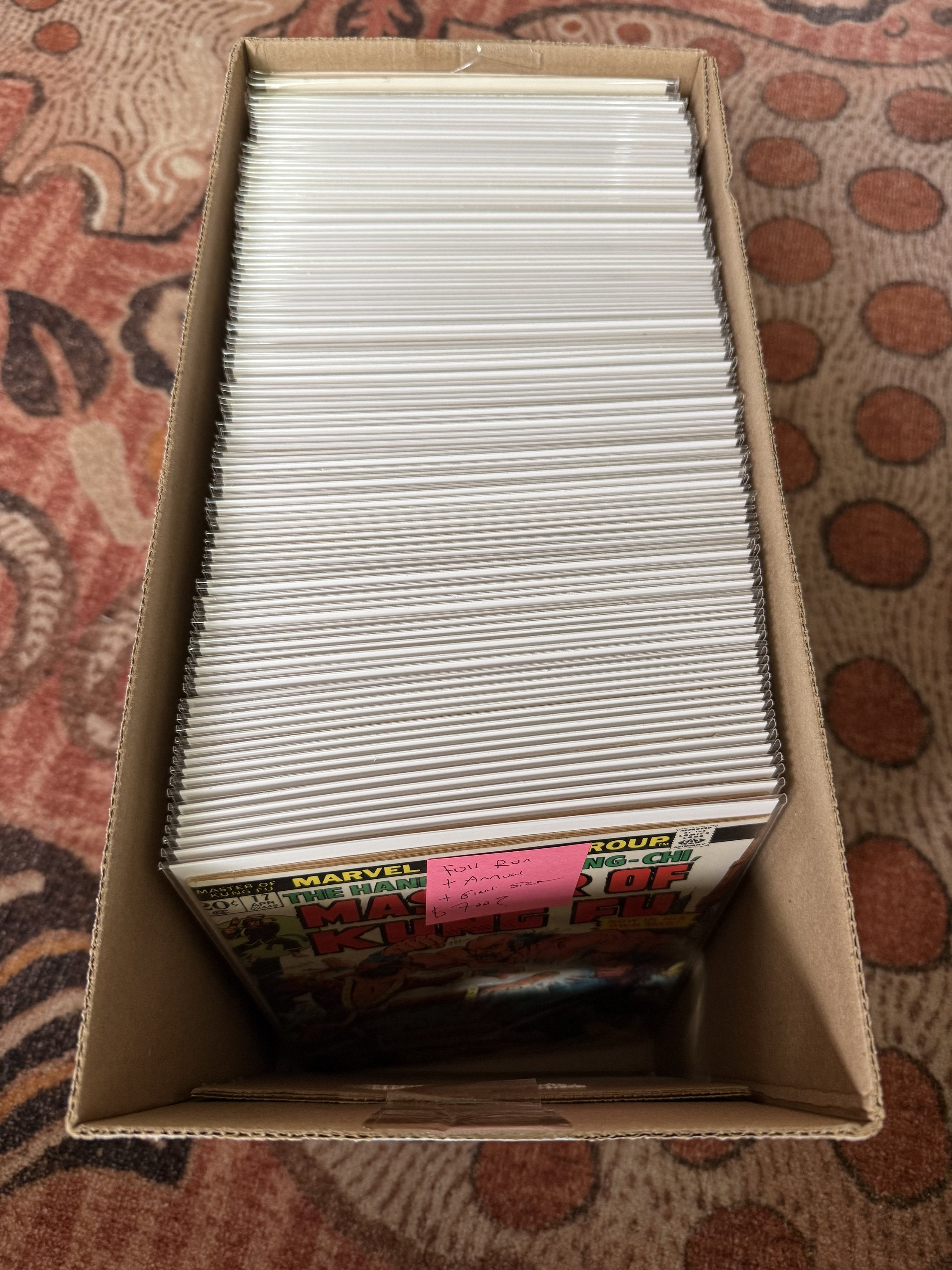 Shang-Chi, Master of Kung Fu #17-125 + King Sized & Annuals – Marvel (1975) (114 Issues)
