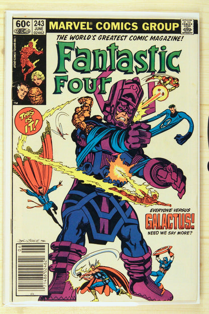Fantastic Four #243 – Marvel (1982) 7.5 VF- John Byrne story | Newsstand Edition