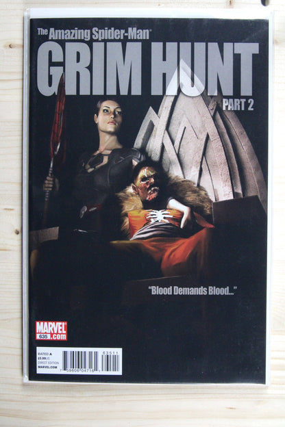 The Amazing Spider-Man #635 – Marvel (2010) 9.4 NM "Kraven the Hunter" Hunting the Hunter | Stan Lee story