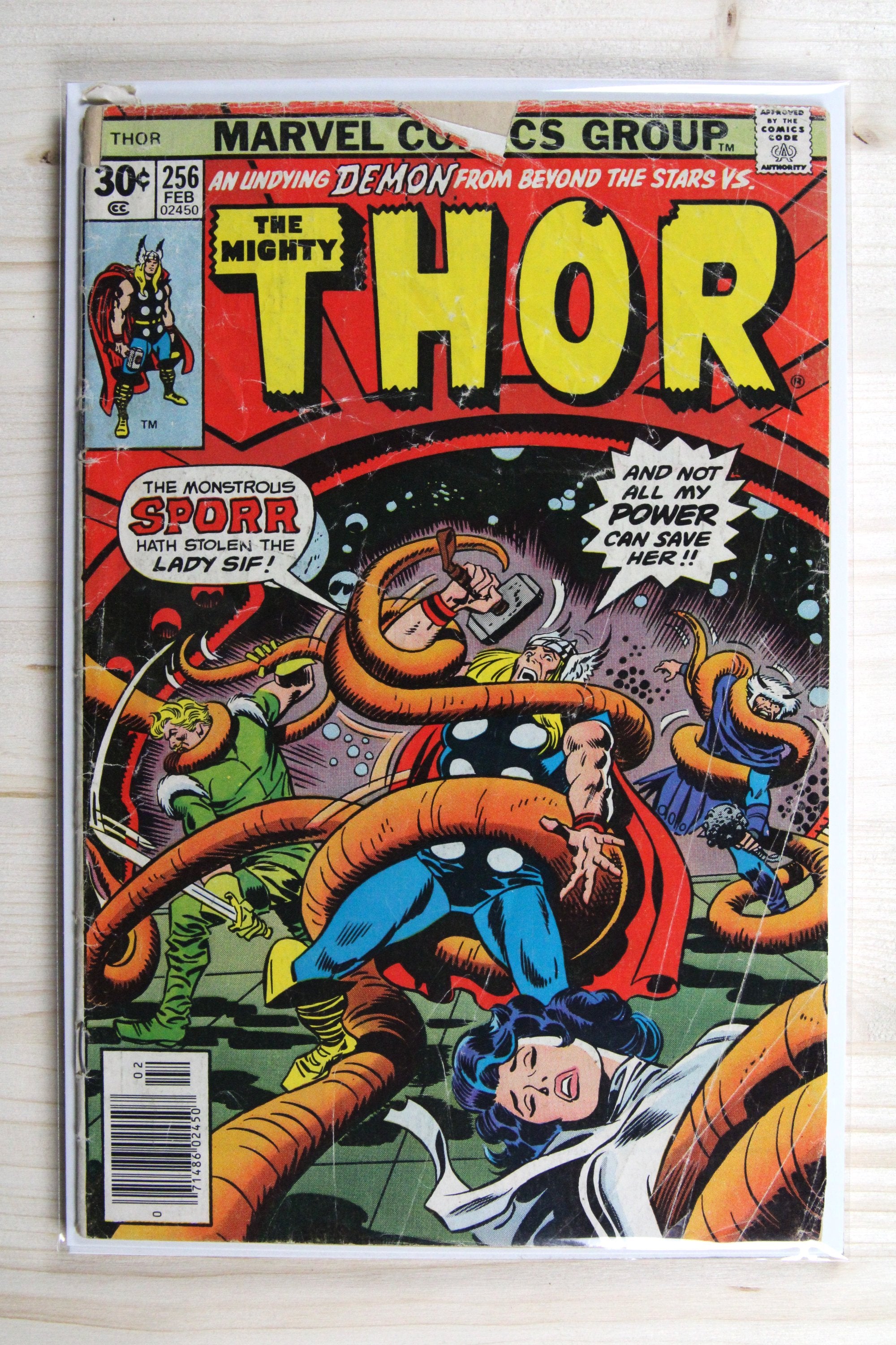 Thor #256 – Marvel (1977) 3.5 VG- The Quest for Odin