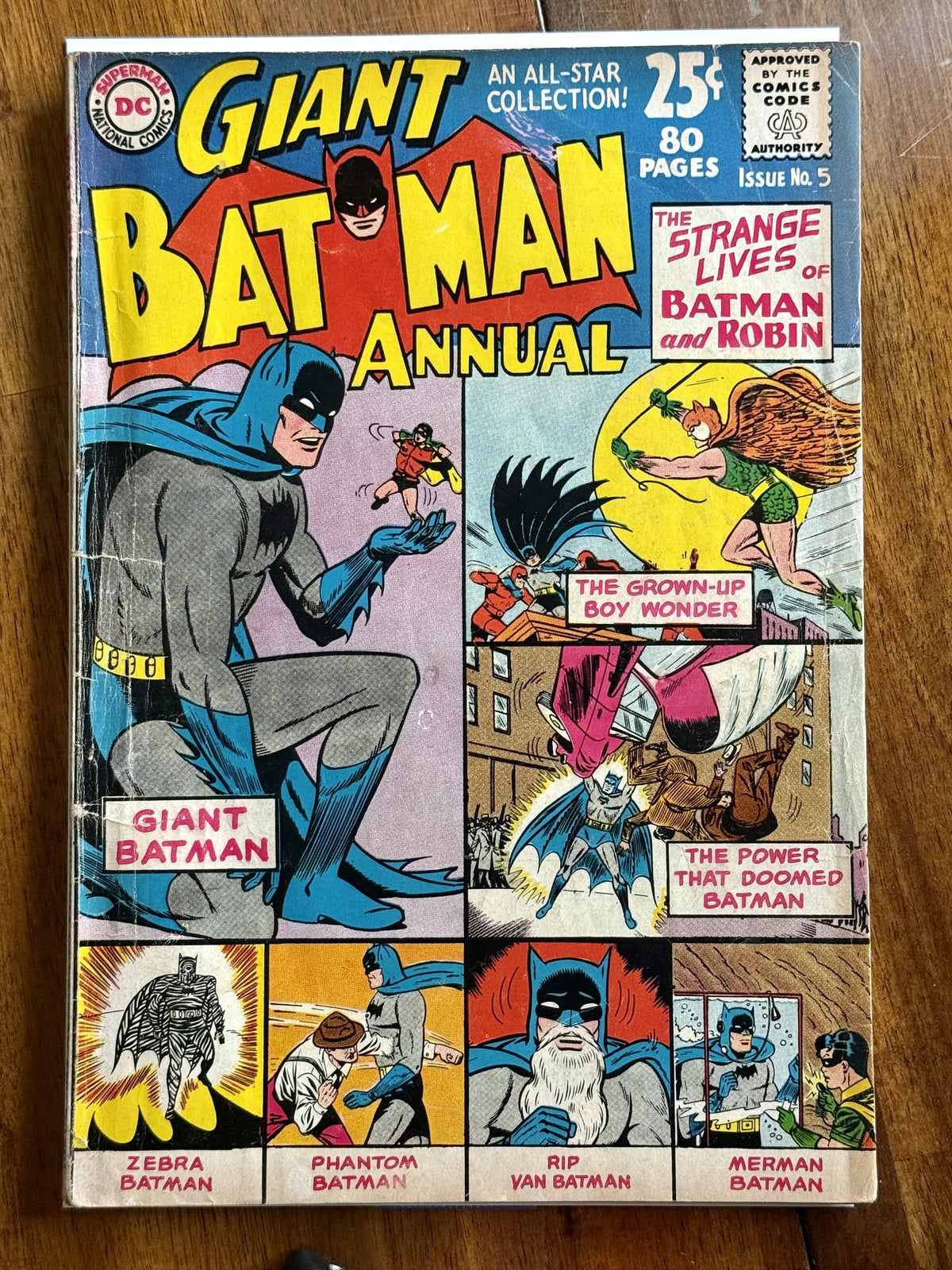 Giant Batman Annual #5 – DC Comics (1961) 4.5 VG+