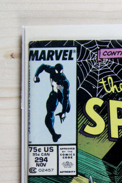 The Amazing Spider-Man #294 – Marvel (1987) 7.5 VF- Kraven's Last Hunt | Newsstand