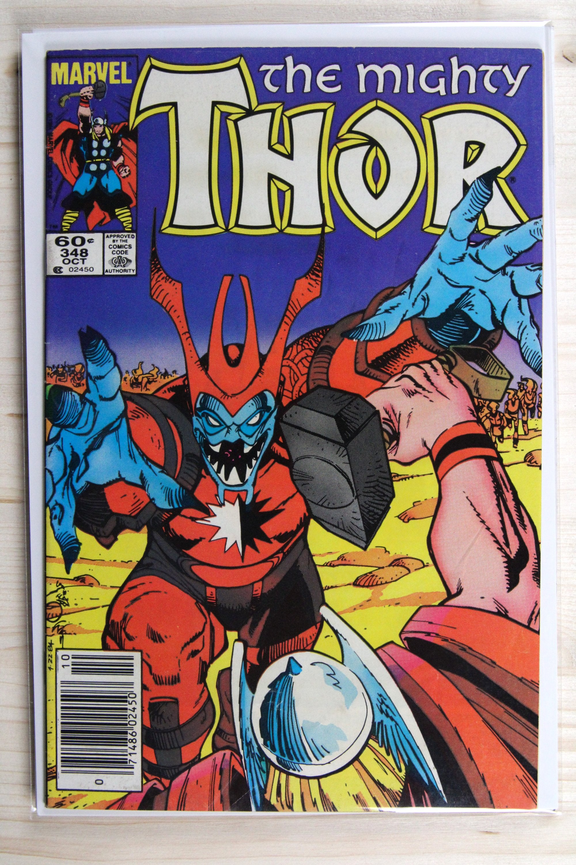Thor #349 – Marvel (1984) 8.5 VF+ Newsstand