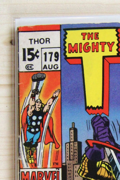 Thor #179 – Marvel (1970) 4.5 VG+ Jack Kirby art | Joe Sinnott cover