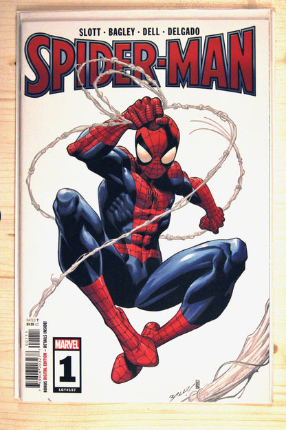 Spider-Man #1 – Marvel (2022) 9.6 NM+ Torment | Todd McFarlane story | Bagley