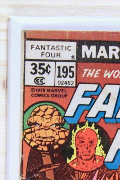 Fantastic Four #195 – Marvel (1978) 6.0 FN Newsstand Edition