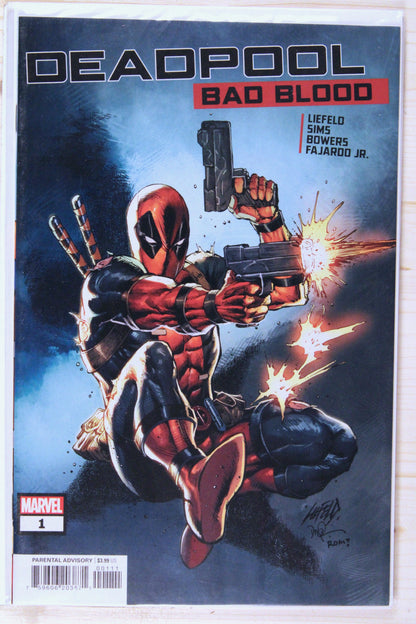 Deadpool: Bad Blood #1 – Marvel (2017) 9.6 NM+ Rob Liefeld art