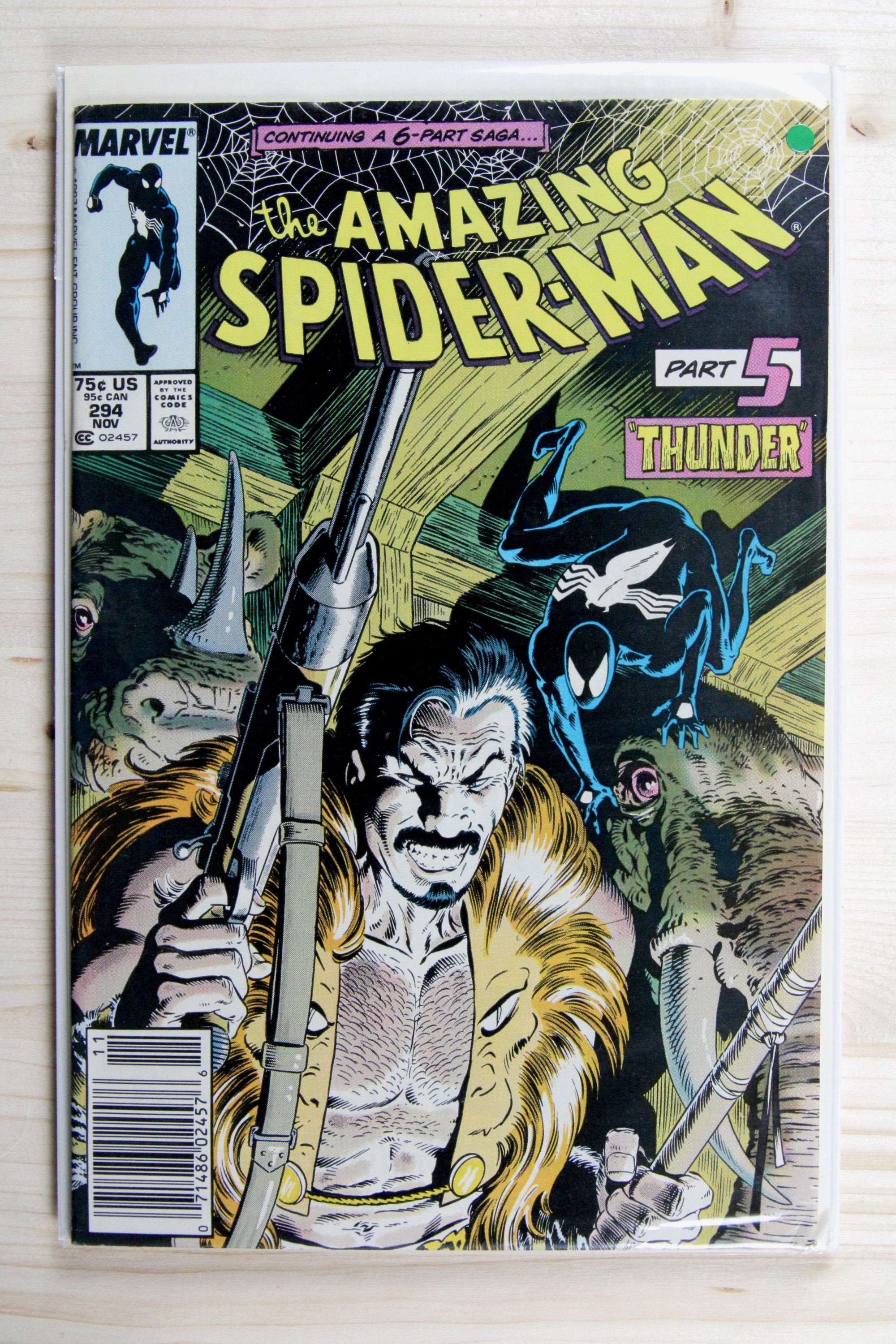 The Amazing Spider-Man #294 – Marvel (1987) 7.5 VF- Kraven's Last Hunt | Newsstand