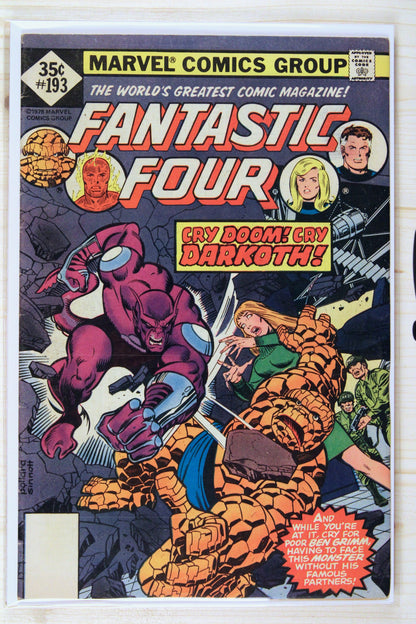 Fantastic Four #193 – Marvel (1978) 6.0 FN Joe Sinnott cover | Whitman Variant (diamond price box indicating Whitman/direct edition variant)
