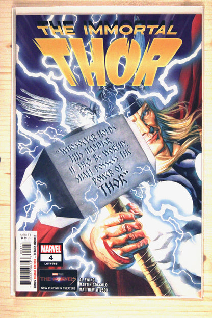 The Immortal Thor #4 – Marvel (2024) 9.6 NM+ Alex Ross cover