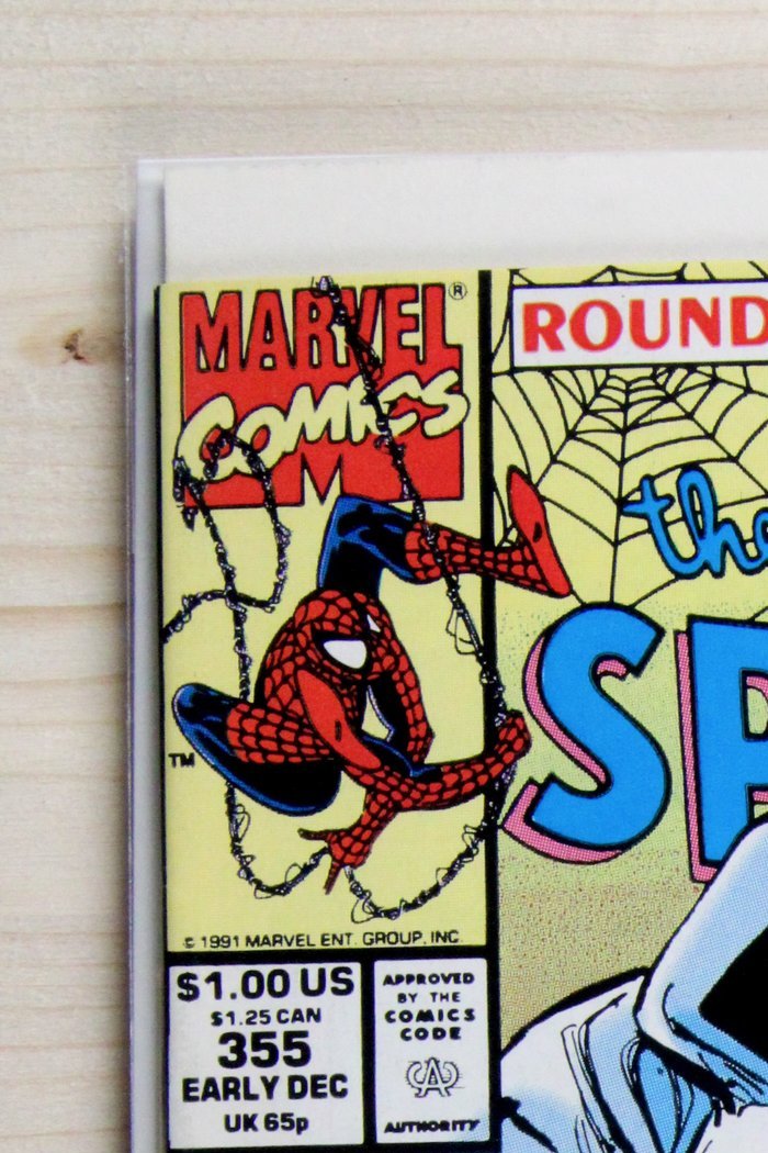The Amazing Spider-Man #355 – Marvel (1991) 9.2 NM- Round Robin