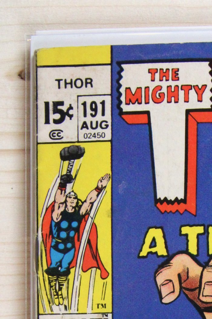 Thor #191 – Marvel (1971) 6.5 FN+ Joe Sinnott | Stan Lee story