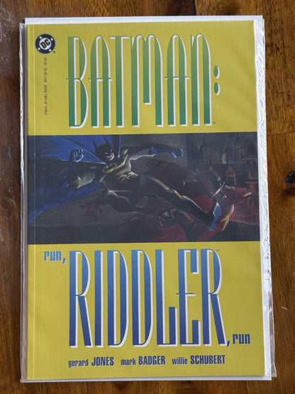 Batman: Run, Riddler, Run #1-3 – DC (1992) Full Run NM