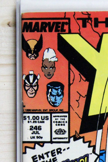 The Uncanny X-Men #246 – Marvel (1989) 8.0 VF Chris Claremont story | Marc Silvestri art