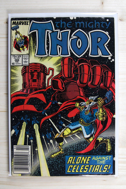 Thor #388 – Marvel (1988) 9.0 VF/NM Alone Against the Celestials