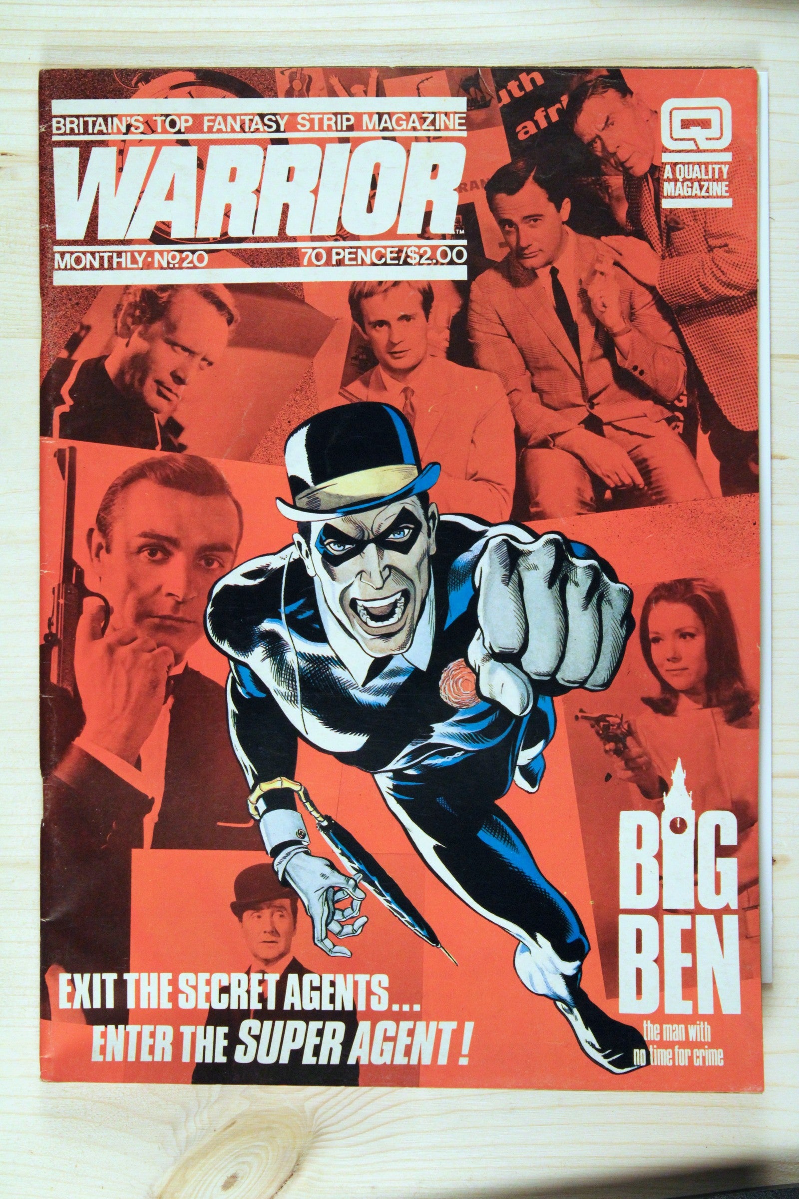 Warrior #20 – Quality Communications (1984) 7.0 FN/VF Alan Moore story