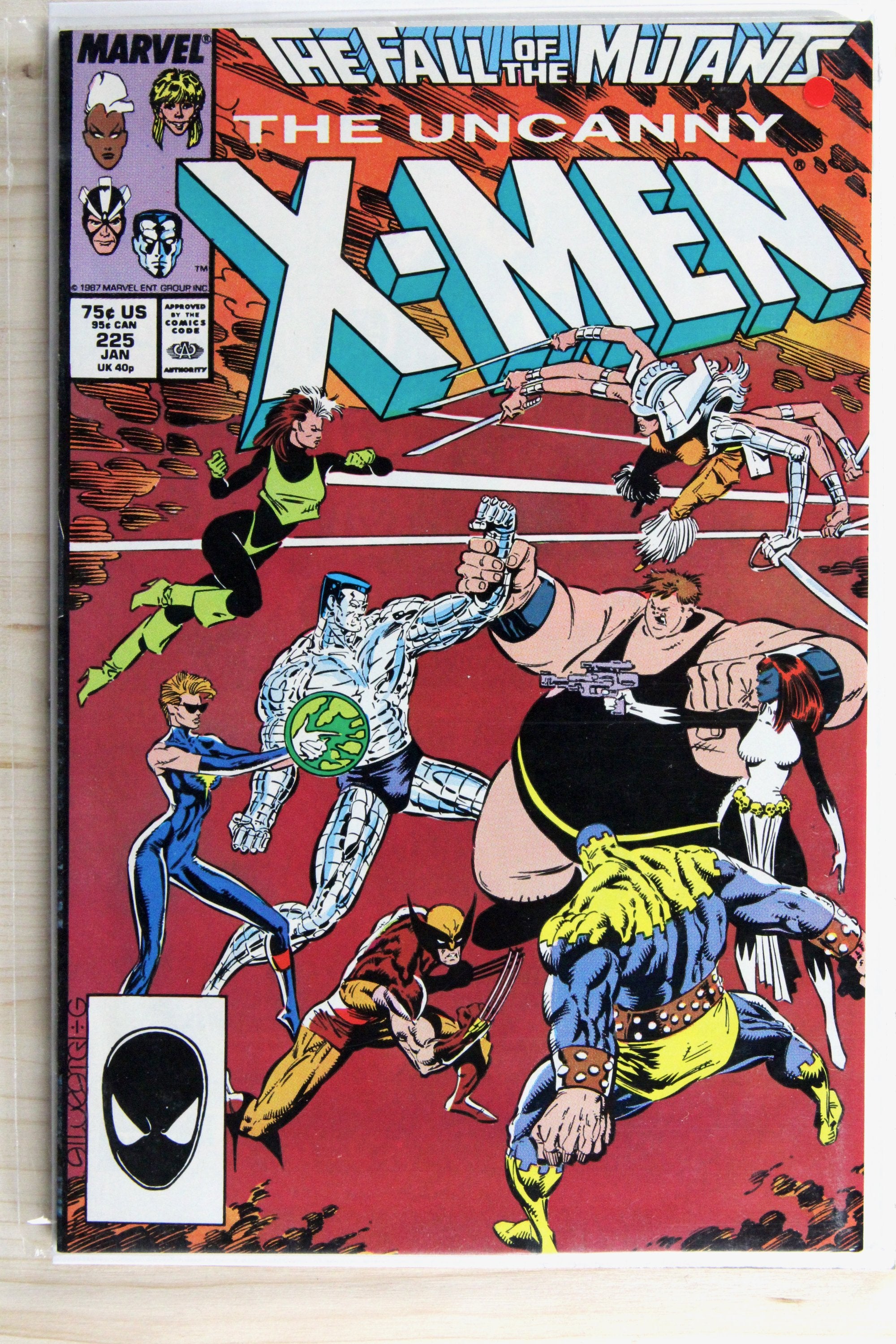 The Uncanny X-Men #225 – Marvel (1988) 9.0 VF/NM Fall of the Mutants | Chris Claremont story | Marc Silvestri art
