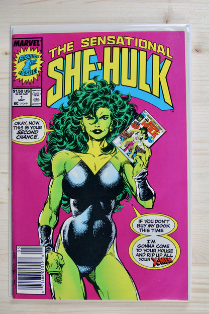 The Sensational She-Hulk #1 – Marvel (1989) 9.4 NM John Byrne story | Stan Lee