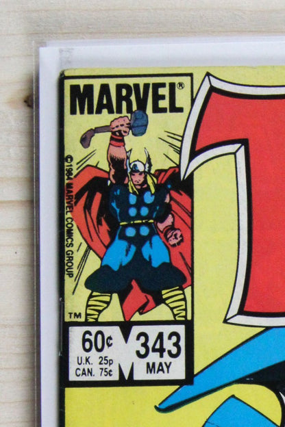 Thor #343 – Marvel (1984) 8.5 VF+