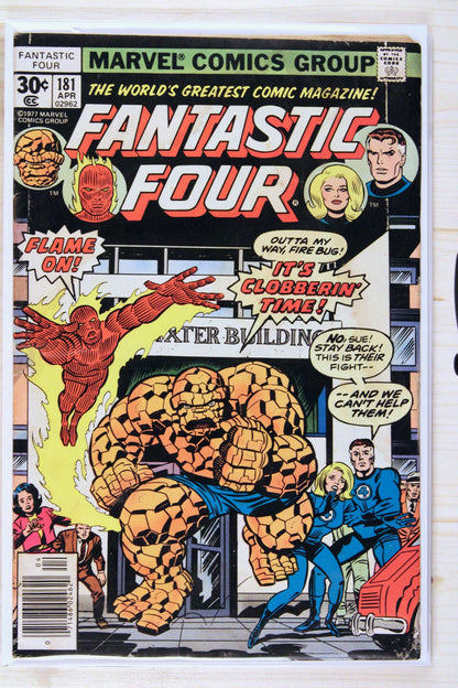 Fantastic Four #181 – Marvel (1977) 6.0 FN Joe Sinnott | Newsstand Edition