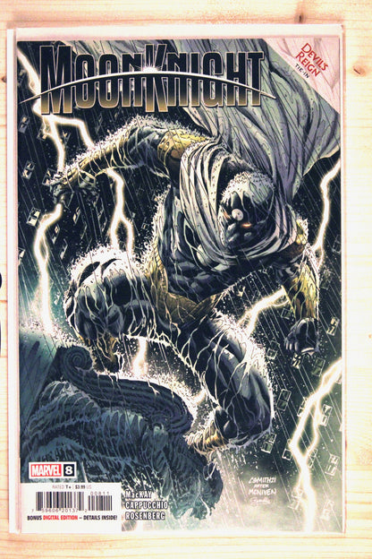 Moon Knight #8 – Marvel (2022) 9.6 NM+ "Daredevil" Devil's Reign
