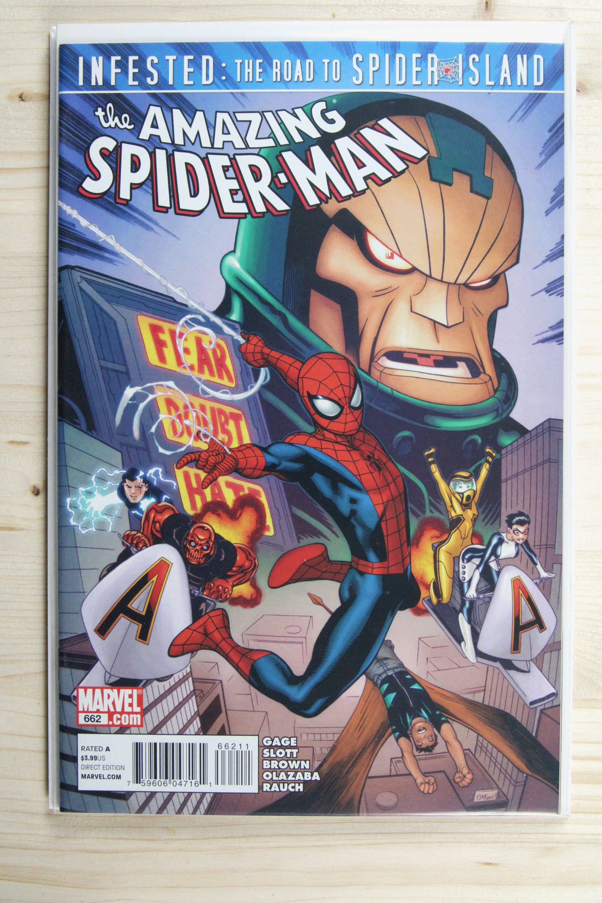 The Amazing Spider-Man #662 – Marvel (2011) 9.4 NM Spider-Island