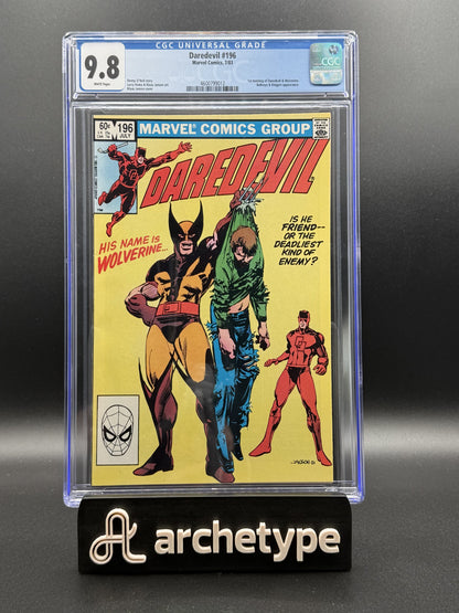 Daredevil #196 – Marvel (1983) CGC 9.8 White Pages