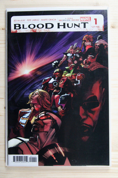 Blood Hunt #1 – Marvel (2024) 9.6 NM+ "Avengers" Blood Hunt | Pepe Larraz art