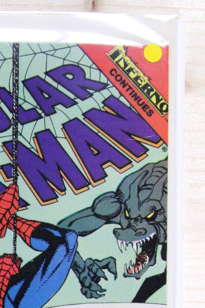 The Spectacular Spider-Man #147 – Marvel (1989) 9.0 VF/NM "X-Men" Inferno | Newsstand