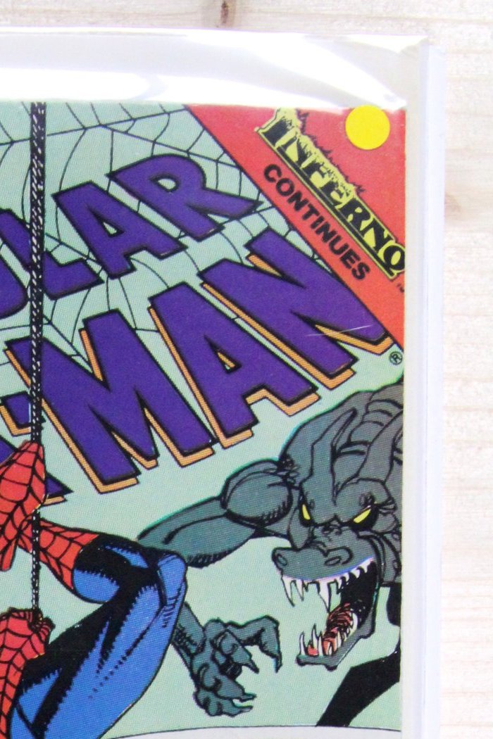 The Spectacular Spider-Man #147 – Marvel (1989) 9.0 VF/NM "X-Men" Inferno | Newsstand