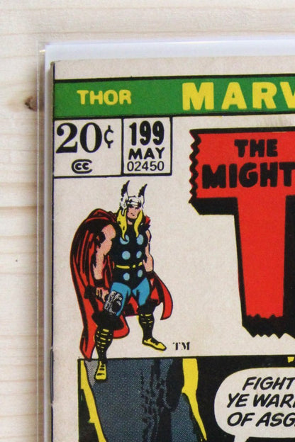 Thor #199 – Marvel (1972) 5.5 FN- Stan Lee
