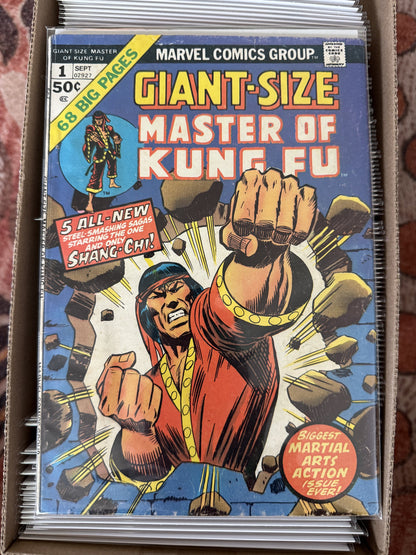 Shang-Chi, Master of Kung Fu #17-125 + King Sized & Annuals – Marvel (1975) (114 Issues)