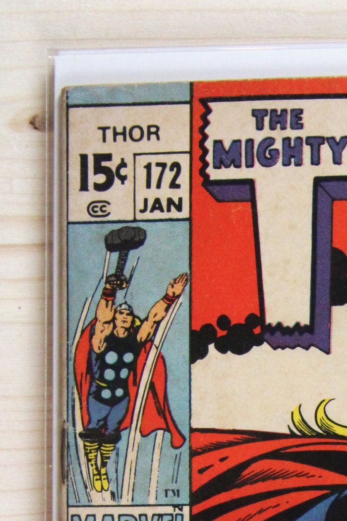 Thor #172 – Marvel (1970) 4.5 VG+ Jack Kirby art | Stan Lee story
