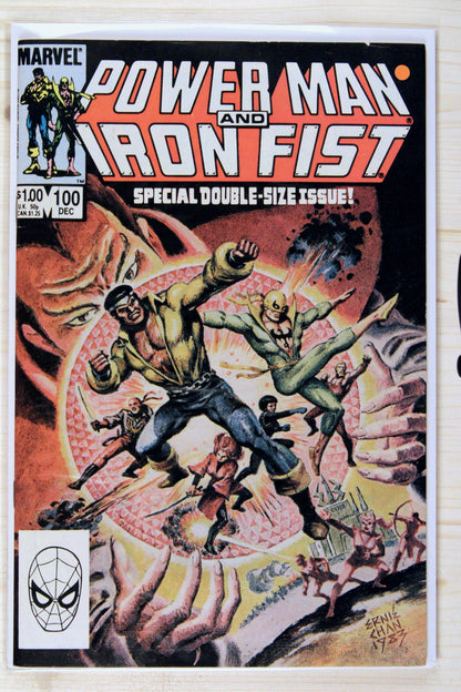 Power Man and Iron Fist #100 – Marvel (1983) 9.0 VF/NM Special Double-Size Issue