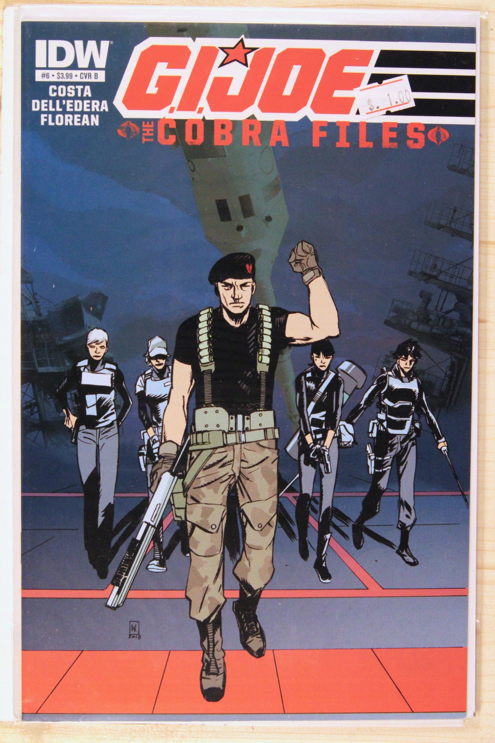 G.I. Joe: The Cobra Files #6 – IDW Publishing (2013) 9.4 NM Cover B Variant