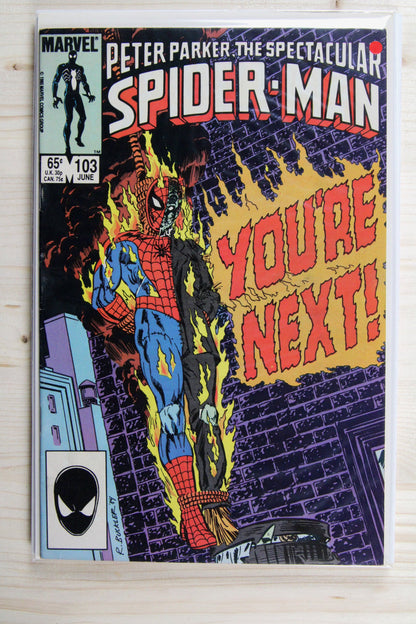 Peter Parker, the Spectacular Spider-Man #103 – Marvel (1985) 9.2 NM-