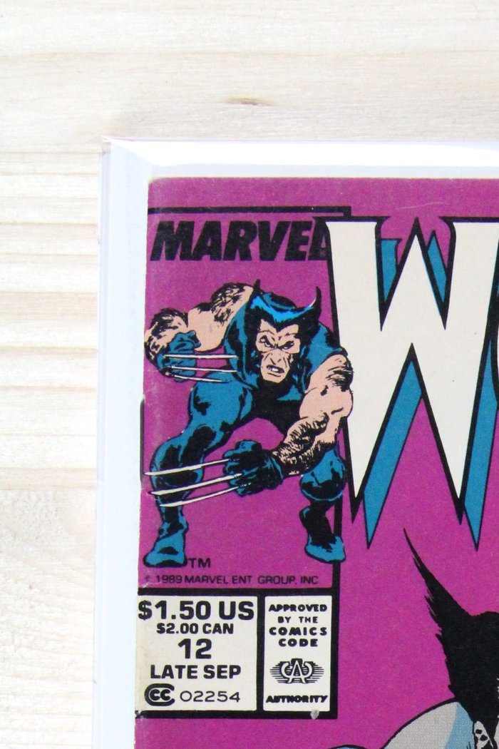 Wolverine #12 – Marvel (1989) 8.0 VF The Gehenna Stone Affair | Newsstand