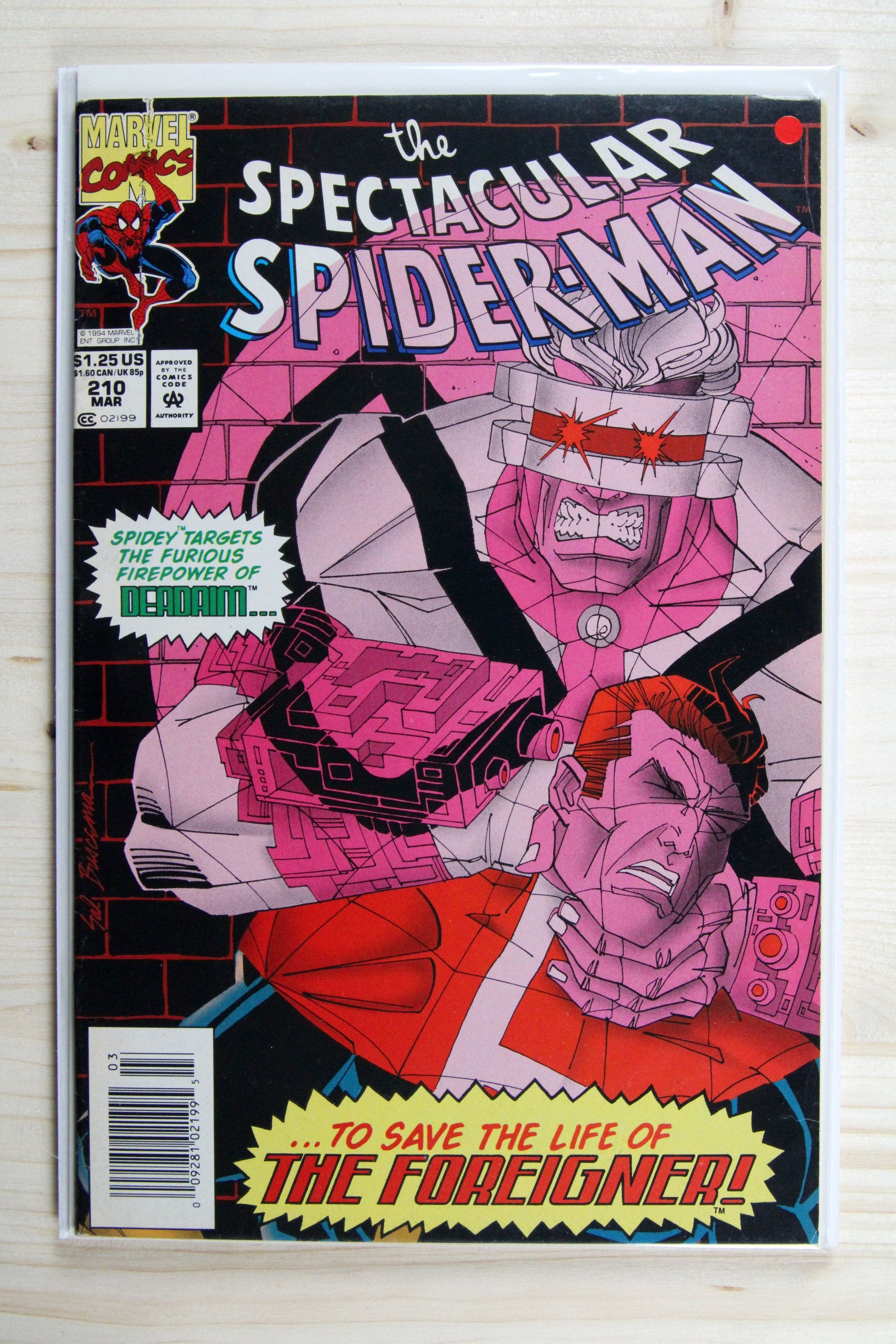 The Spectacular Spider-Man #210 – Marvel (1994) 9.2 NM- Newsstand