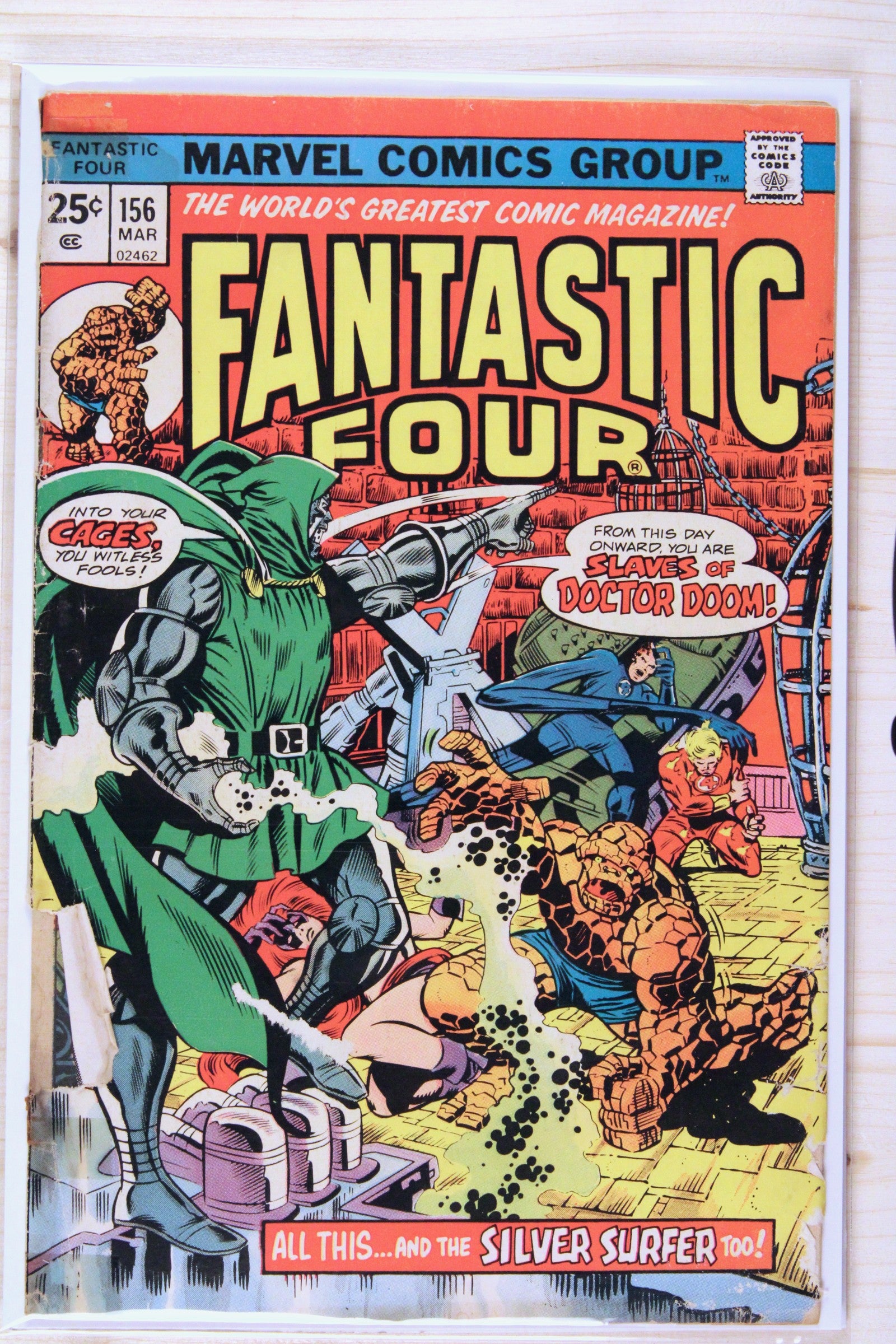 Fantastic Four #156 – Marvel (1975) 2.0 GD Joe Sinnott