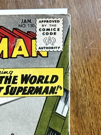 Superman #150 – DC Comics (1962) 5.0 VG/FN