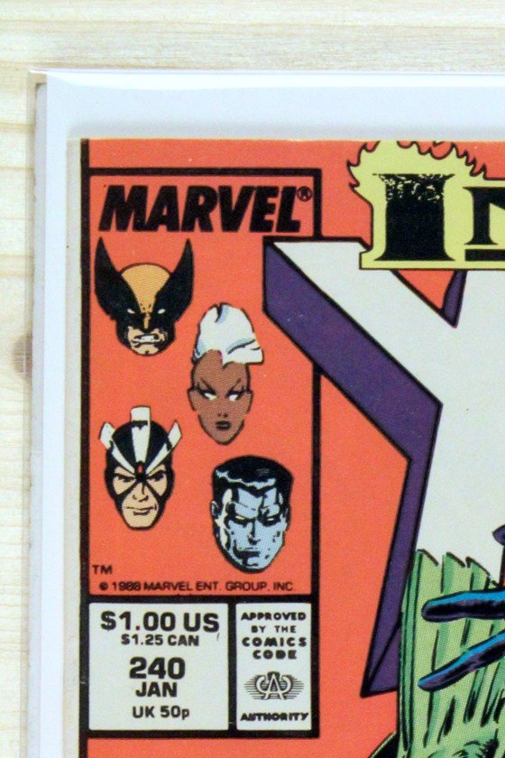 The Uncanny X-Men #240 – Marvel (1989) 9.0 VF/NM Inferno | Chris Claremont story | Marc Silvestri art