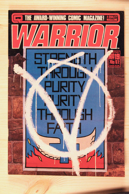 Warrior #19 – Quality Communications (1984) 7.0 FN/VF "V for Vendetta" Book 2: This Vicious Cabaret | Alan Moore story