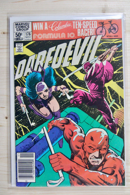 Daredevil #176 – Marvel (1981) 8.5 VF+ Frank Miller story | Klaus Janson Newsstand