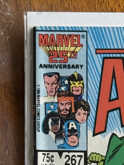 The Avengers #267 – Marvel (1986) 9.2 NM- Once and Future Kang