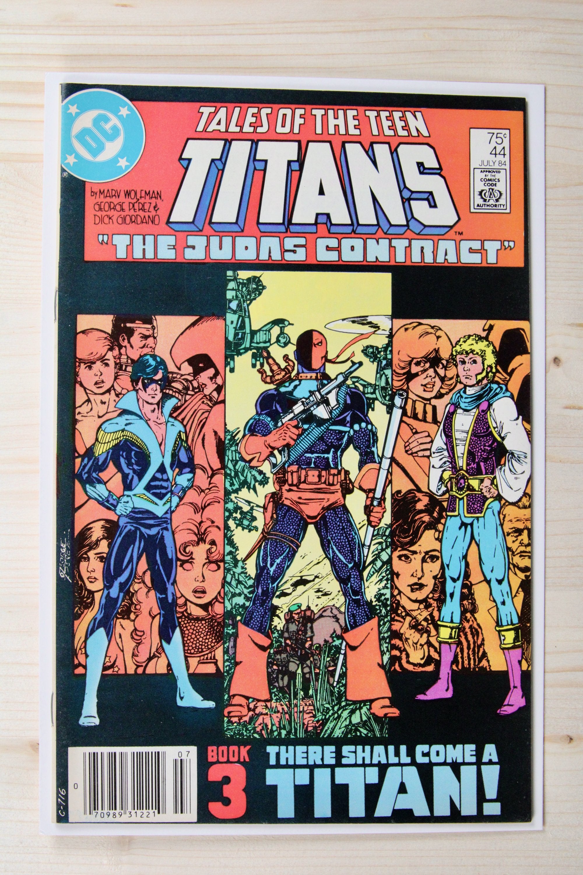 Tales of the Teen Titans #44 – DC (1984) 8.5 VF+ Judas Contract | Newsstand