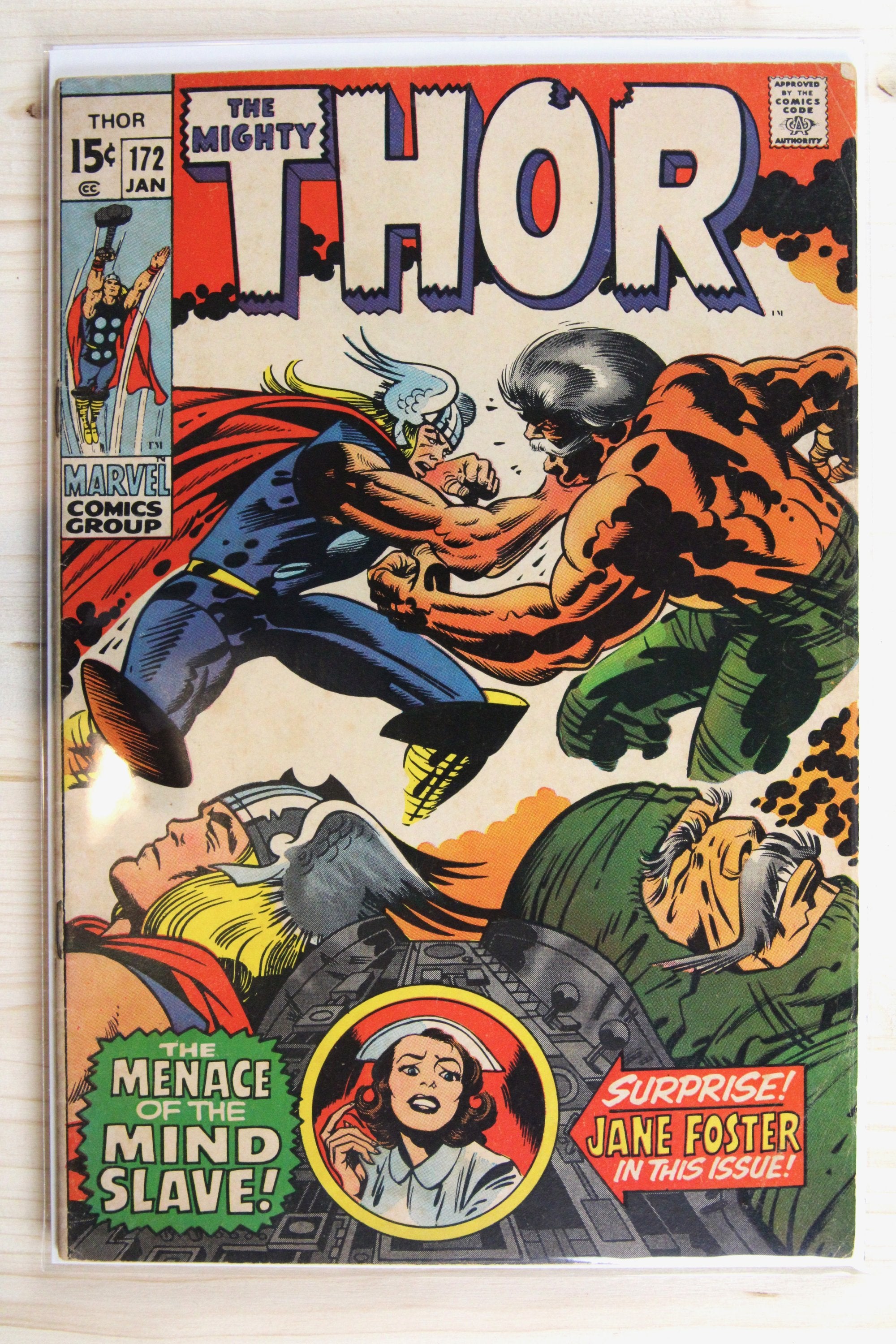 Thor #172 – Marvel (1970) 4.5 VG+ Jack Kirby art | Stan Lee story