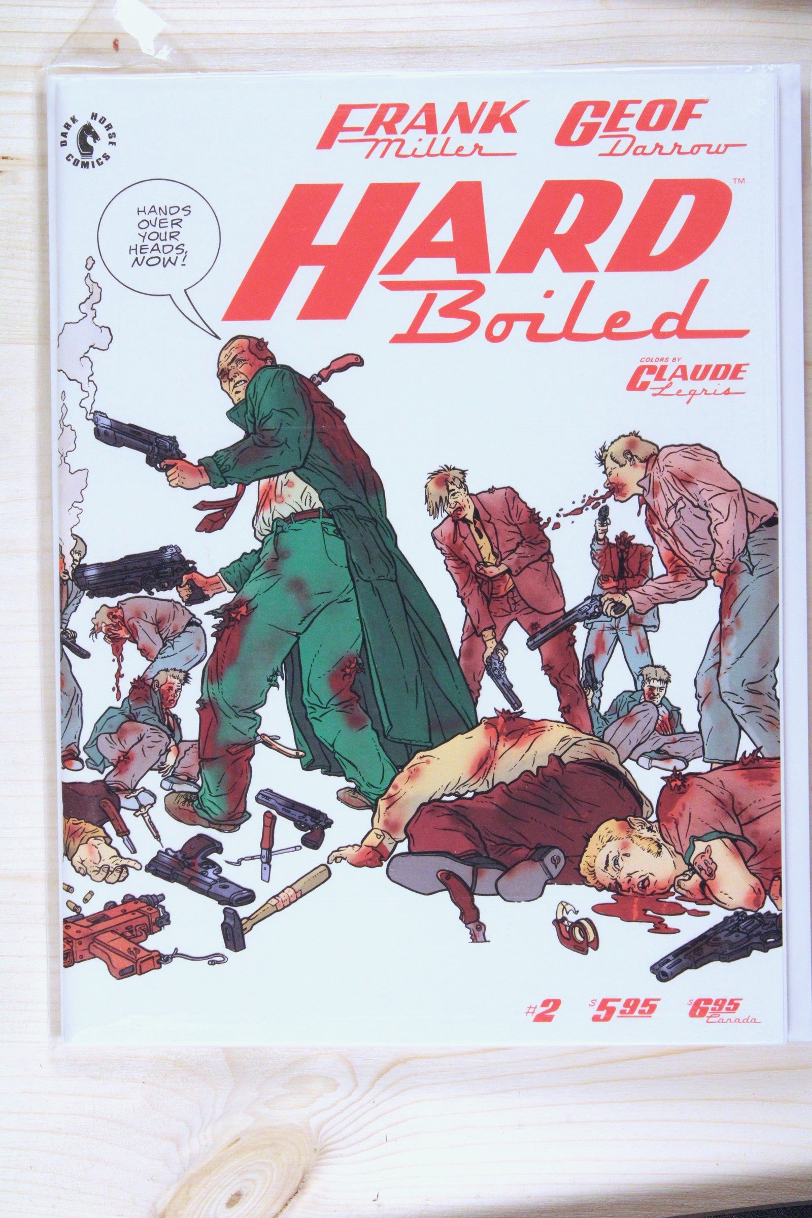 Hard Boiled #2 – Dark Horse (1990) 9.4 NM Frank Miller story